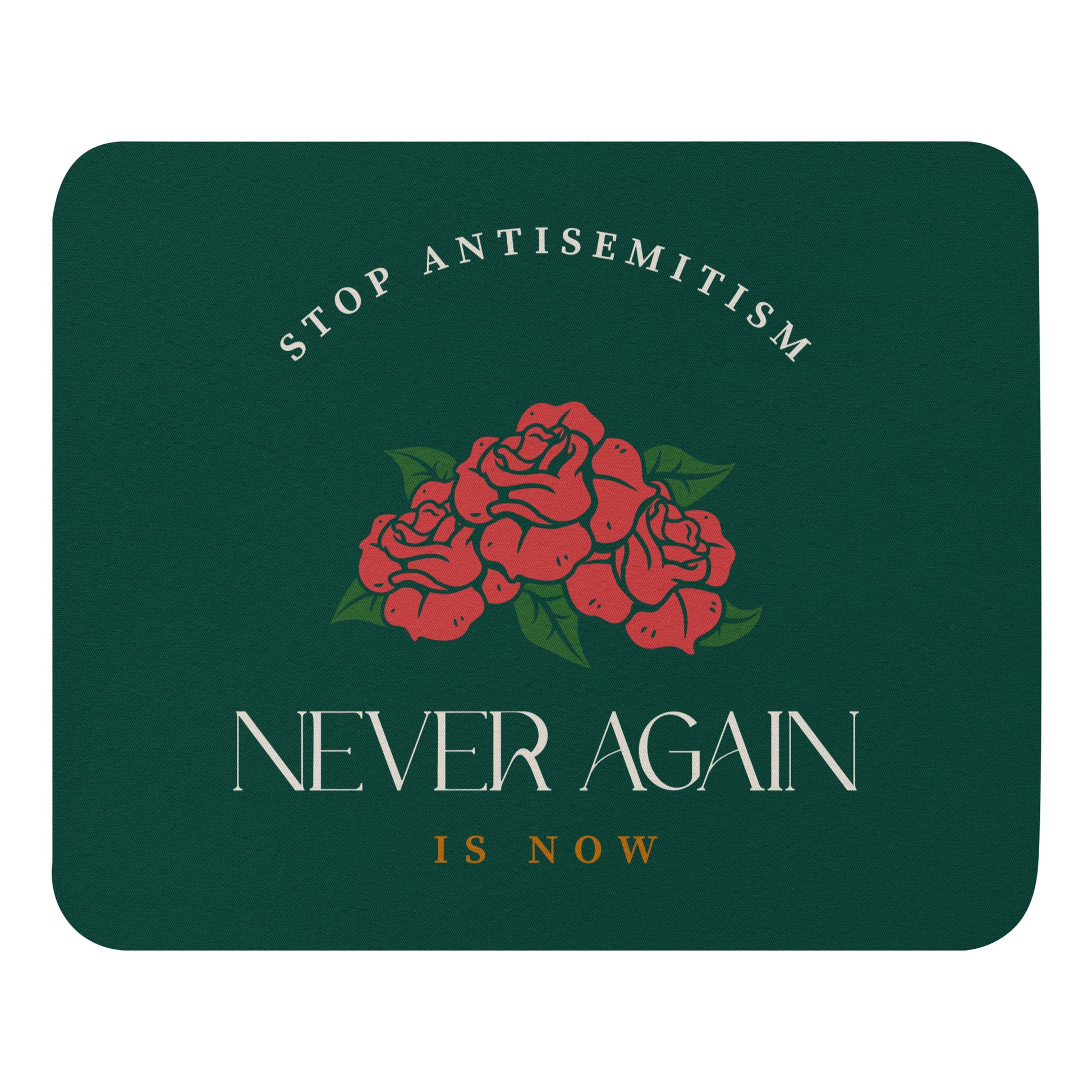 Stop Antisemitism | Plants & Flowers Edition | Mousepad Jouparty