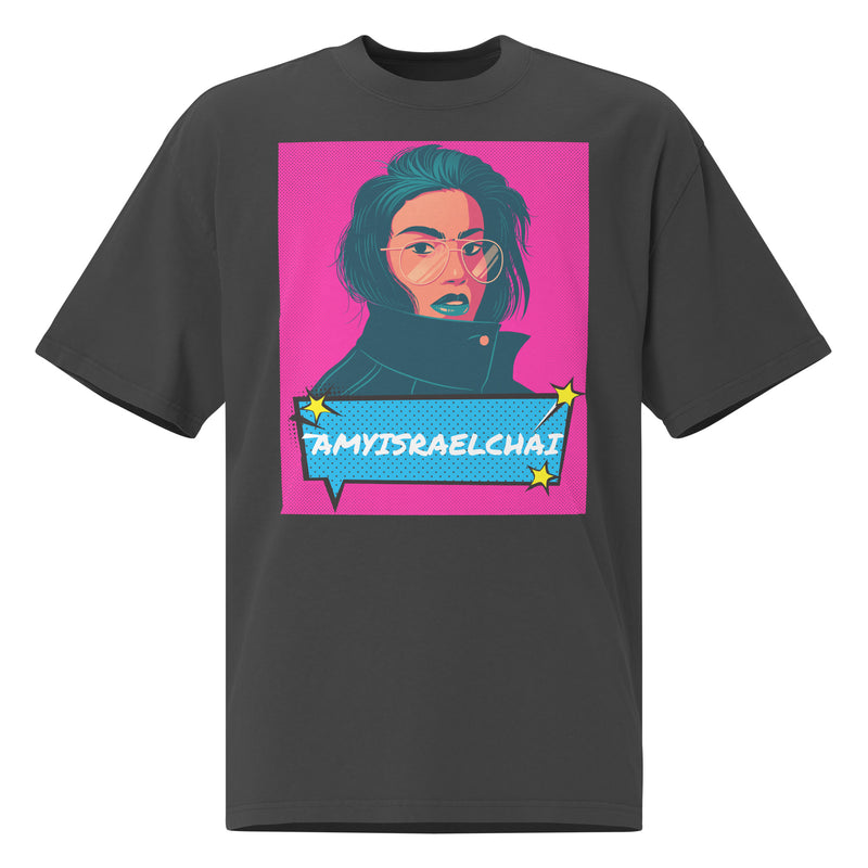 Amyisraelchai | Unisex Oversized Faded T-Shirt