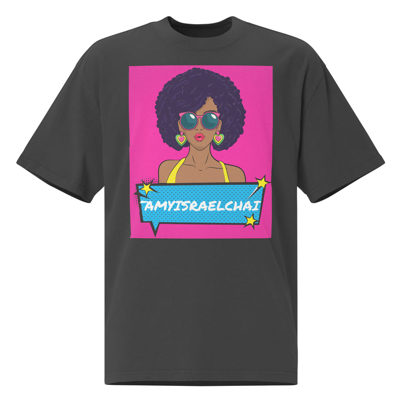 Amyisraelchai | Unisex Oversized Faded T-Shirt
