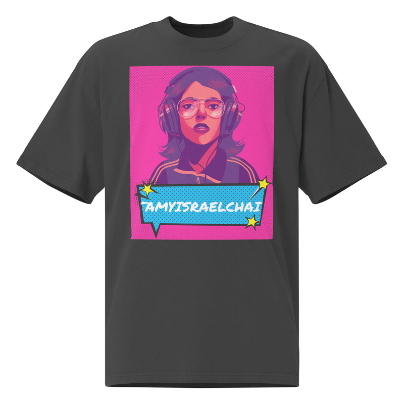 Amyisraelchai | Unisex Oversized Faded T-Shirt