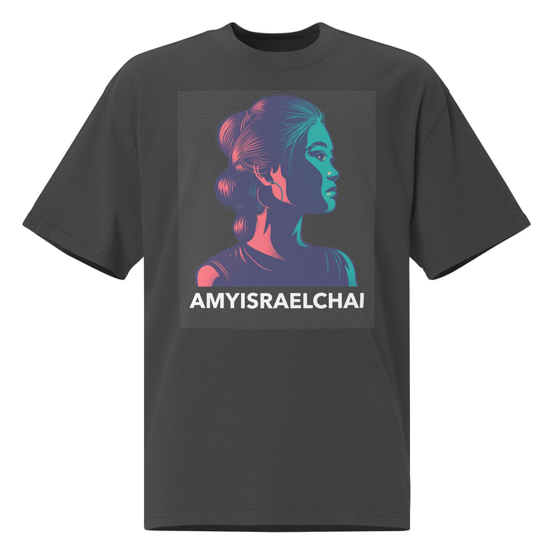 Amyisraelchai | Unisex Oversized Faded T-Shirt