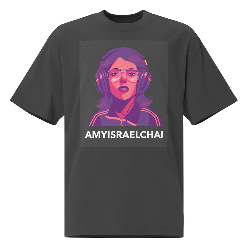 Amyisraelchai | Unisex Oversized Faded T-Shirt