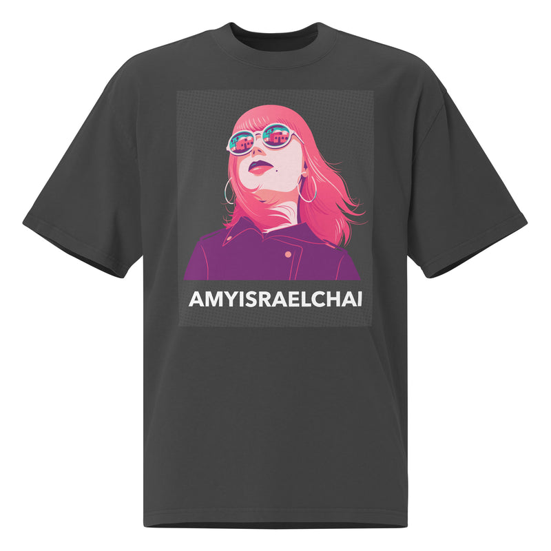 Amyisraelchai | Unisex Oversized Faded T-Shirt