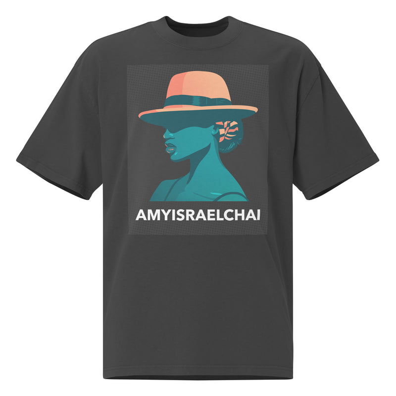 Amyisraelchai | Unisex Oversized Faded T-Shirt