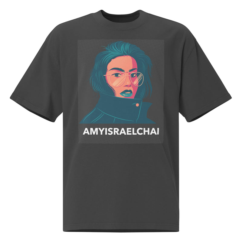 Amyisraelchai | Unisex Oversized Faded T-Shirt