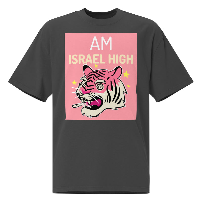 Am Israel High | Unisex Oversized Faded T-Shirt
