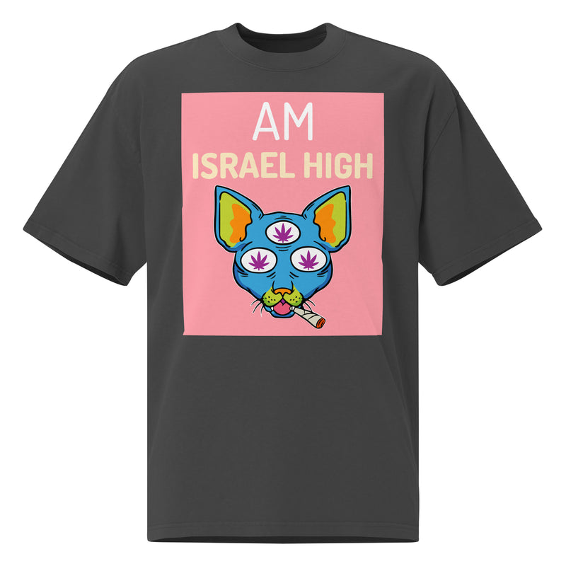 Am Israel High | Unisex Oversized Faded T-Shirt