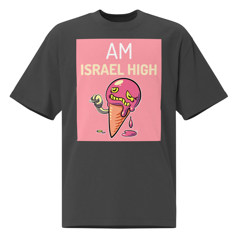 Am Israel High | Unisex Oversized Faded T-Shirt