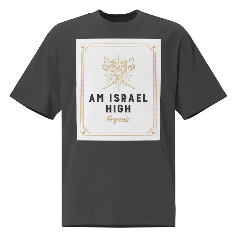 Am Israel High | Unisex Oversized Faded T-Shirt