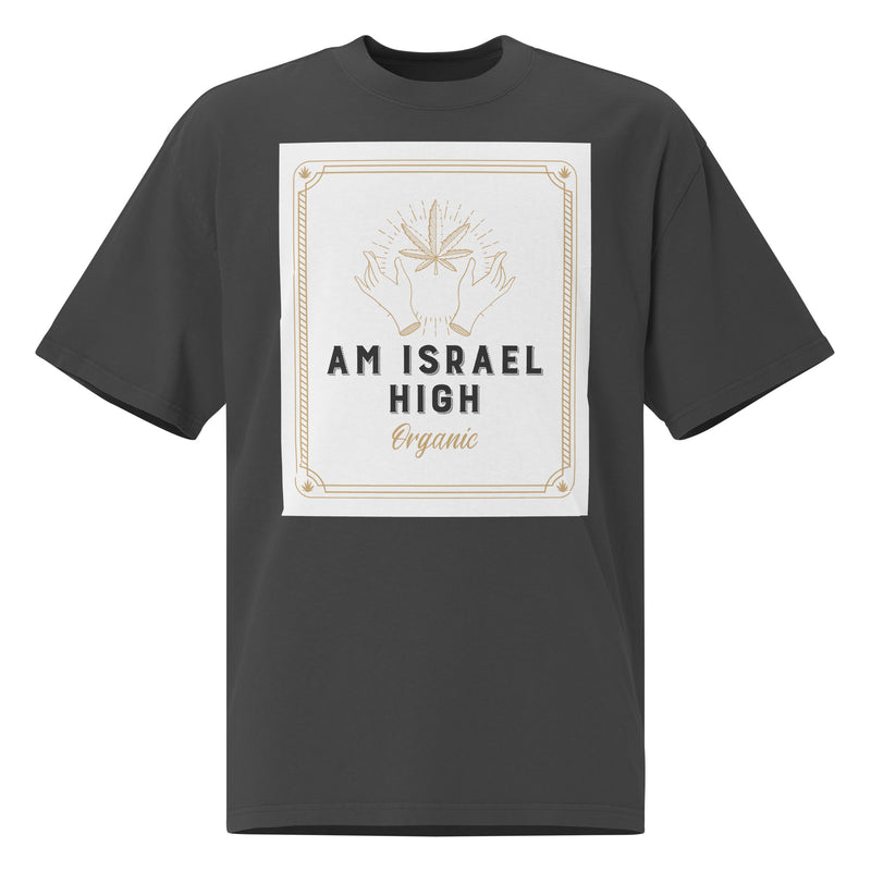 Am Israel High | Unisex Oversized Faded T-Shirt