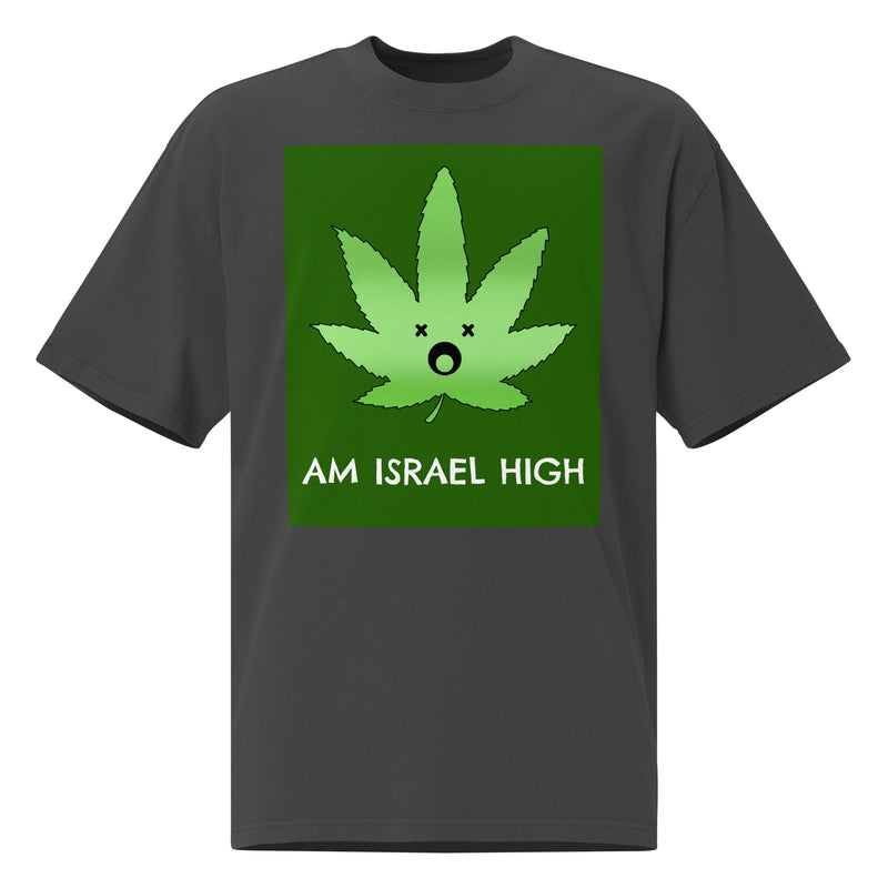 Am Israel High | Unisex Oversized Faded T-Shirt
