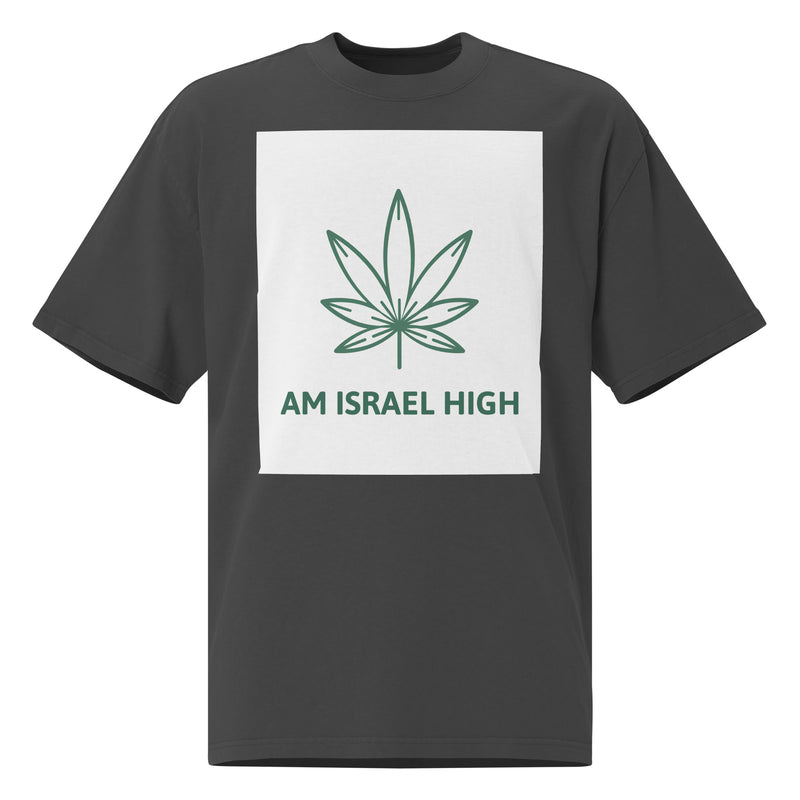 Am Israel High | Unisex Oversized Faded T-Shirt