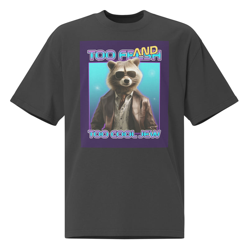 Mr Racoon | Unisex Oversized Faded T-Shirt