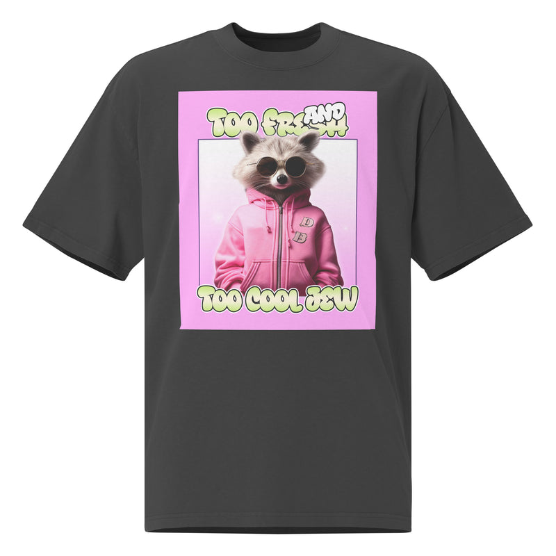 Mr Racoon | Unisex Oversized Faded T-Shirt