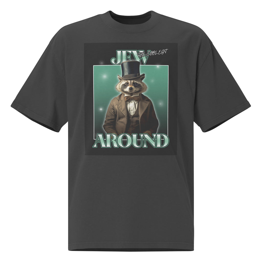 Mr Racoon | Unisex Oversized Faded T-Shirt