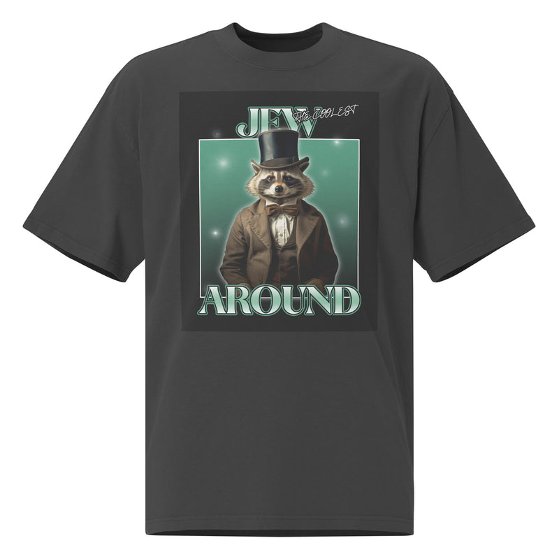 Mr Racoon | Unisex Oversized Faded T-Shirt