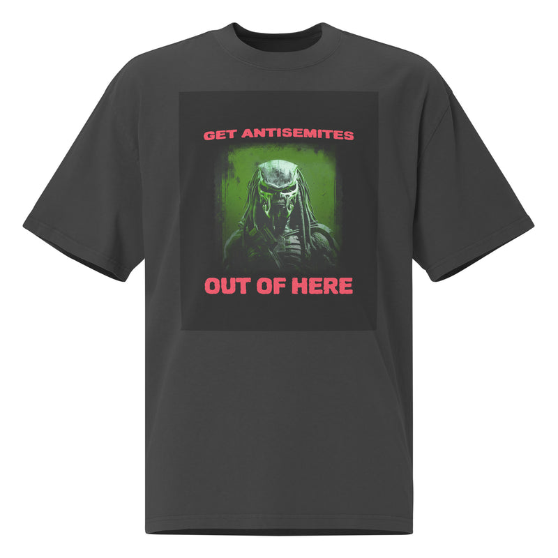 Get Alien Out | Antisemitism | Unisex Oversized Faded T-Shirt
