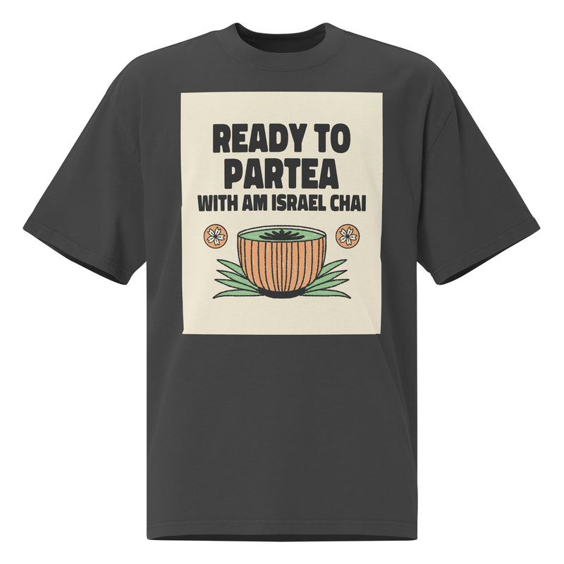 Am Israel Chai | Unisex Oversized Faded T-Shirt