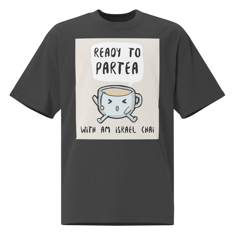 Am Israel Chai | Unisex Oversized Faded T-Shirt