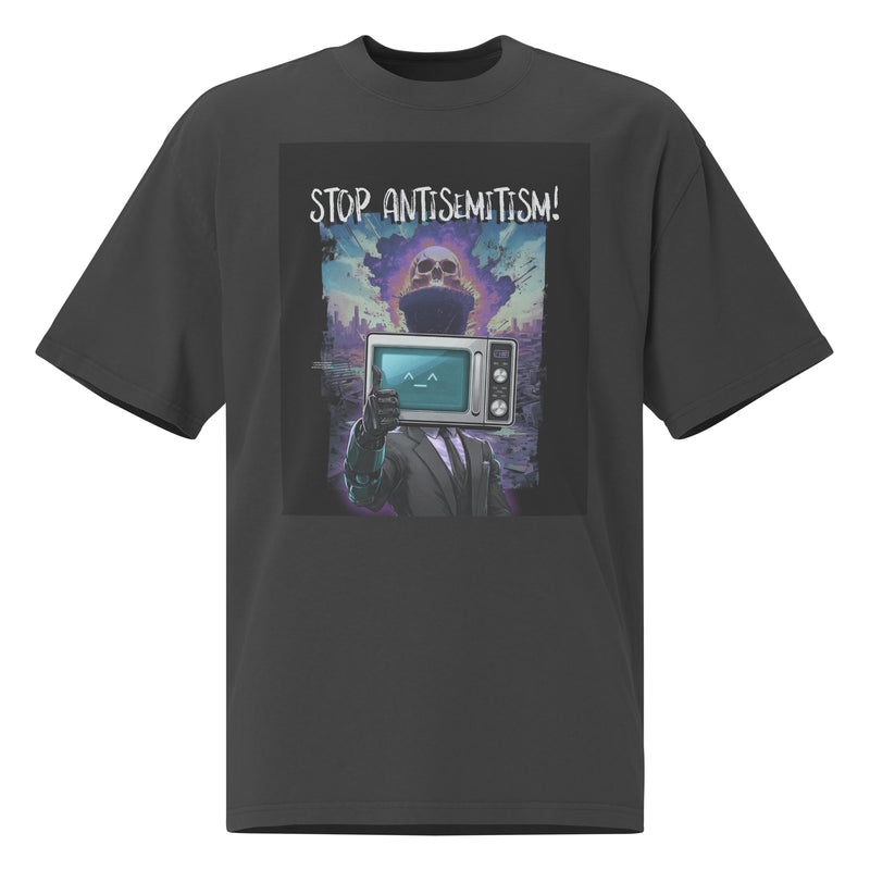 Horror Movie | Antisemitism | Unisex Oversized Faded T-Shirt