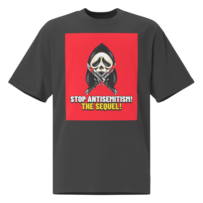 Horror Movie | Antisemitism | Unisex Oversized Faded T-Shirt