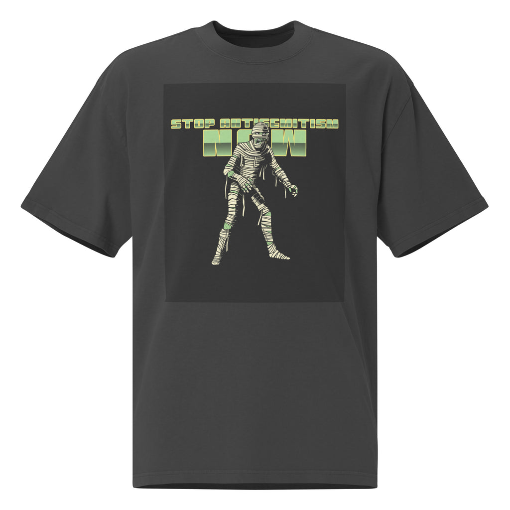 Horror Movie | Antisemitism | Unisex Oversized Faded T-Shirt