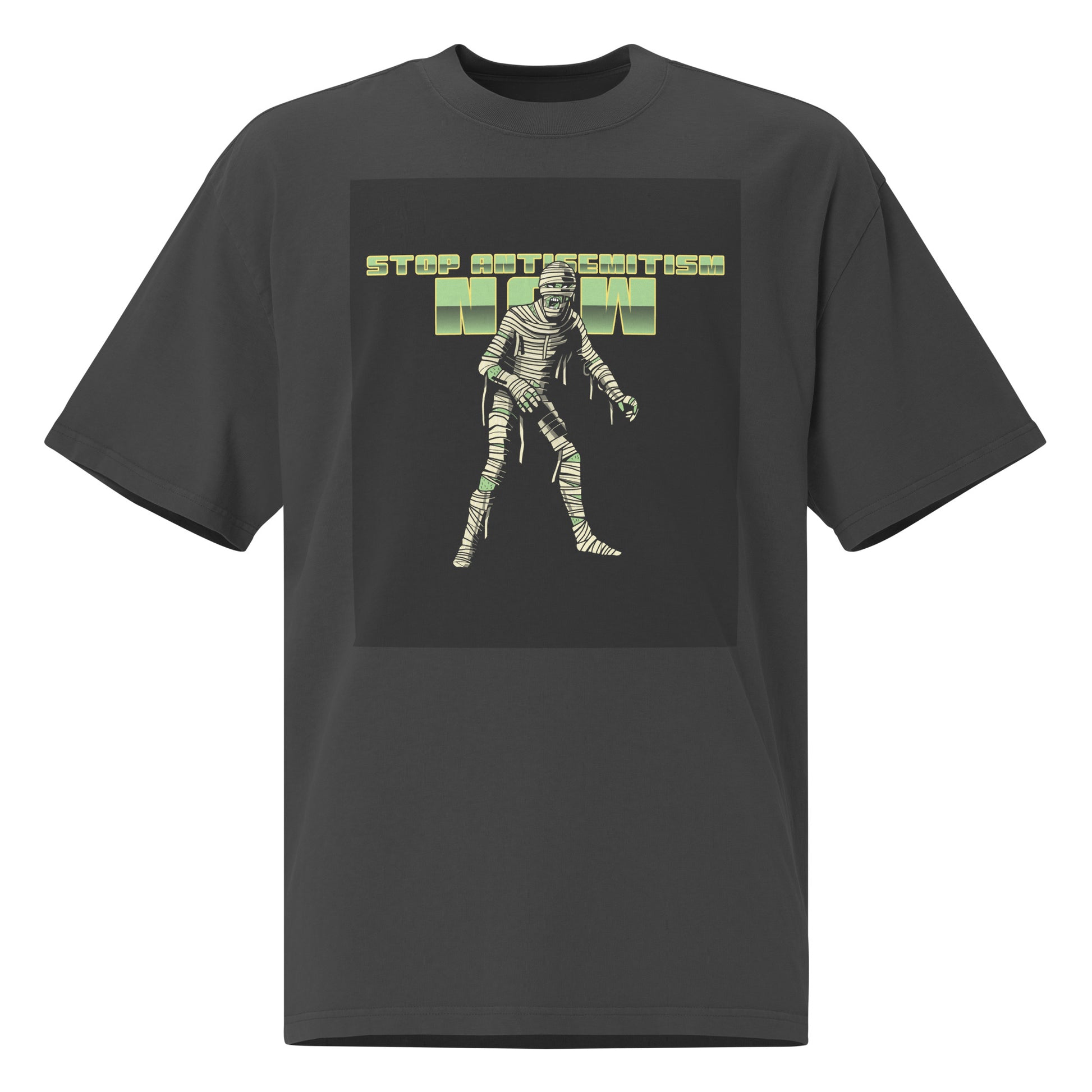 Horror Movie | Antisemitism | Unisex Oversized Faded T-Shirt