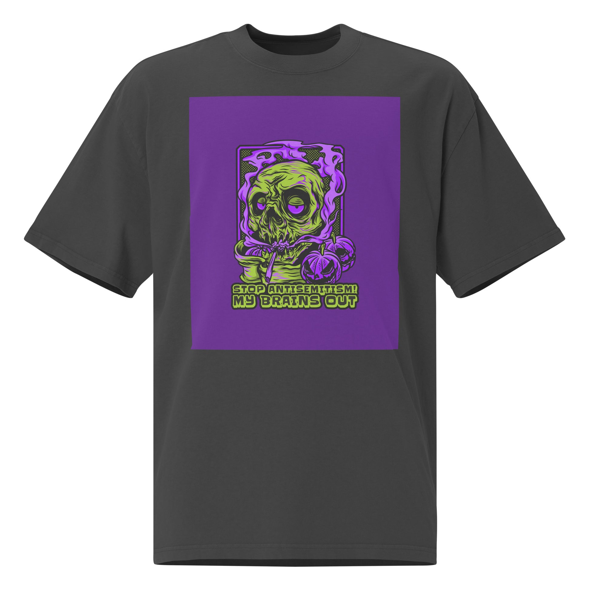 Horror Movie | Antisemitism | Unisex Oversized Faded T-Shirt
