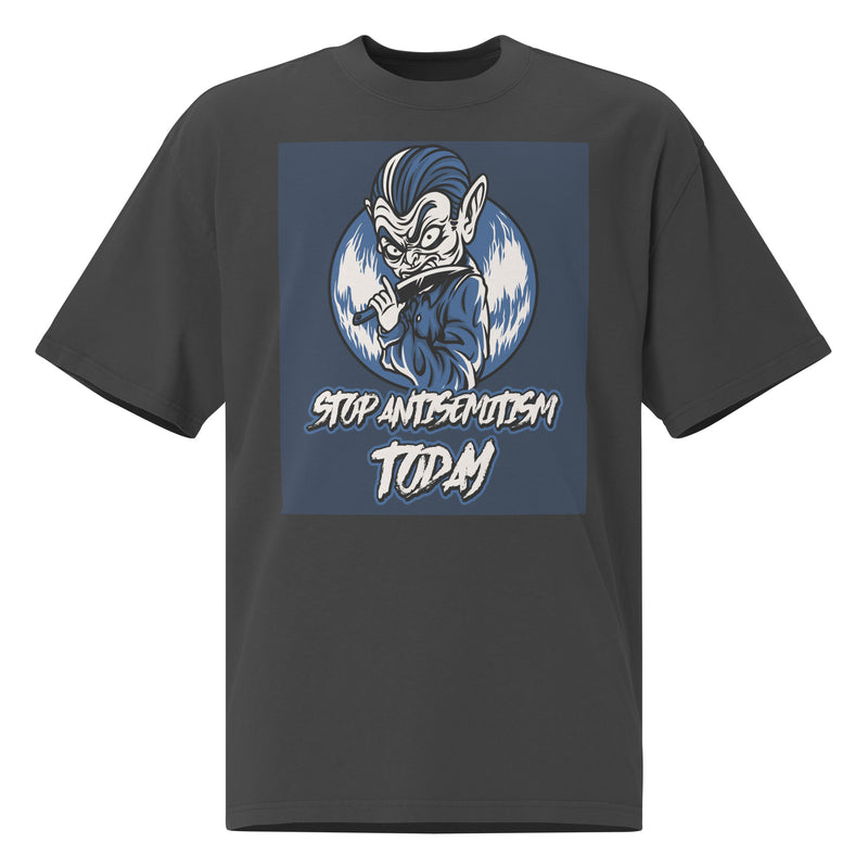 Horror Movie | Antisemitism | Unisex Oversized Faded T-Shirt