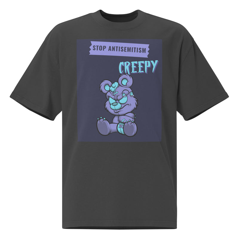 Horror Movie | Antisemitism | Unisex Oversized Faded T-Shirt
