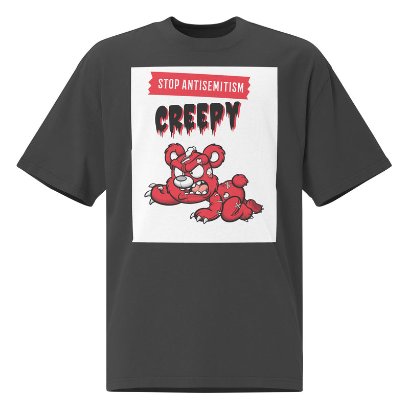 Horror Movie | Antisemitism | Unisex Oversized Faded T-Shirt
