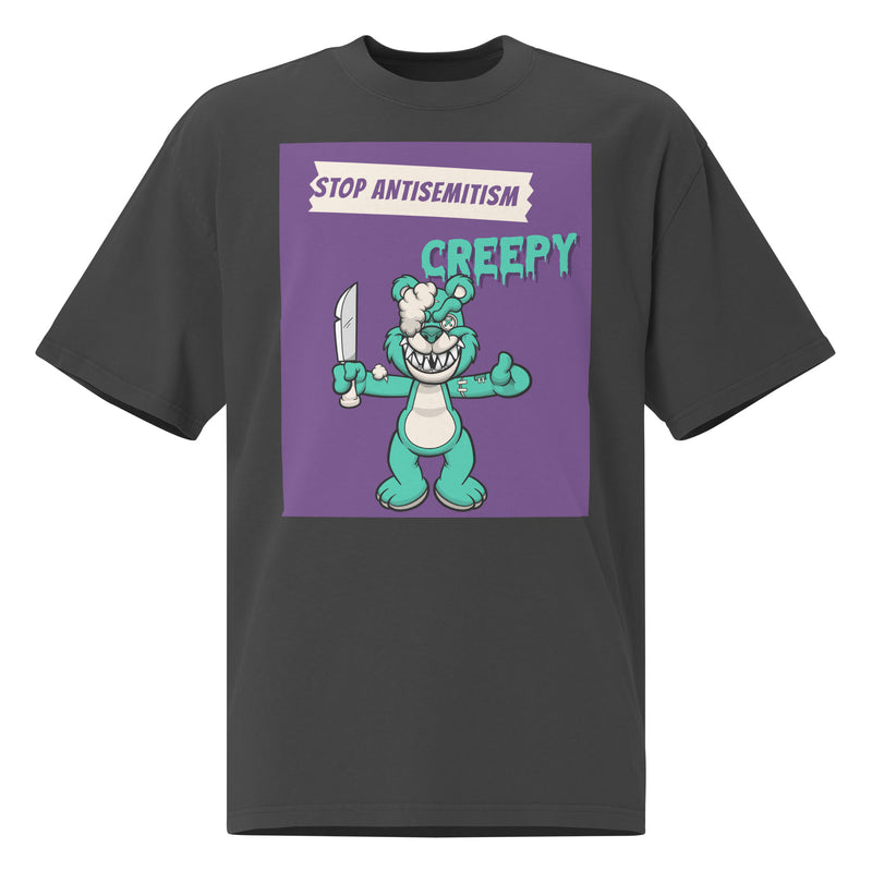 Horror Movie | Antisemitism | Unisex Oversized Faded T-Shirt