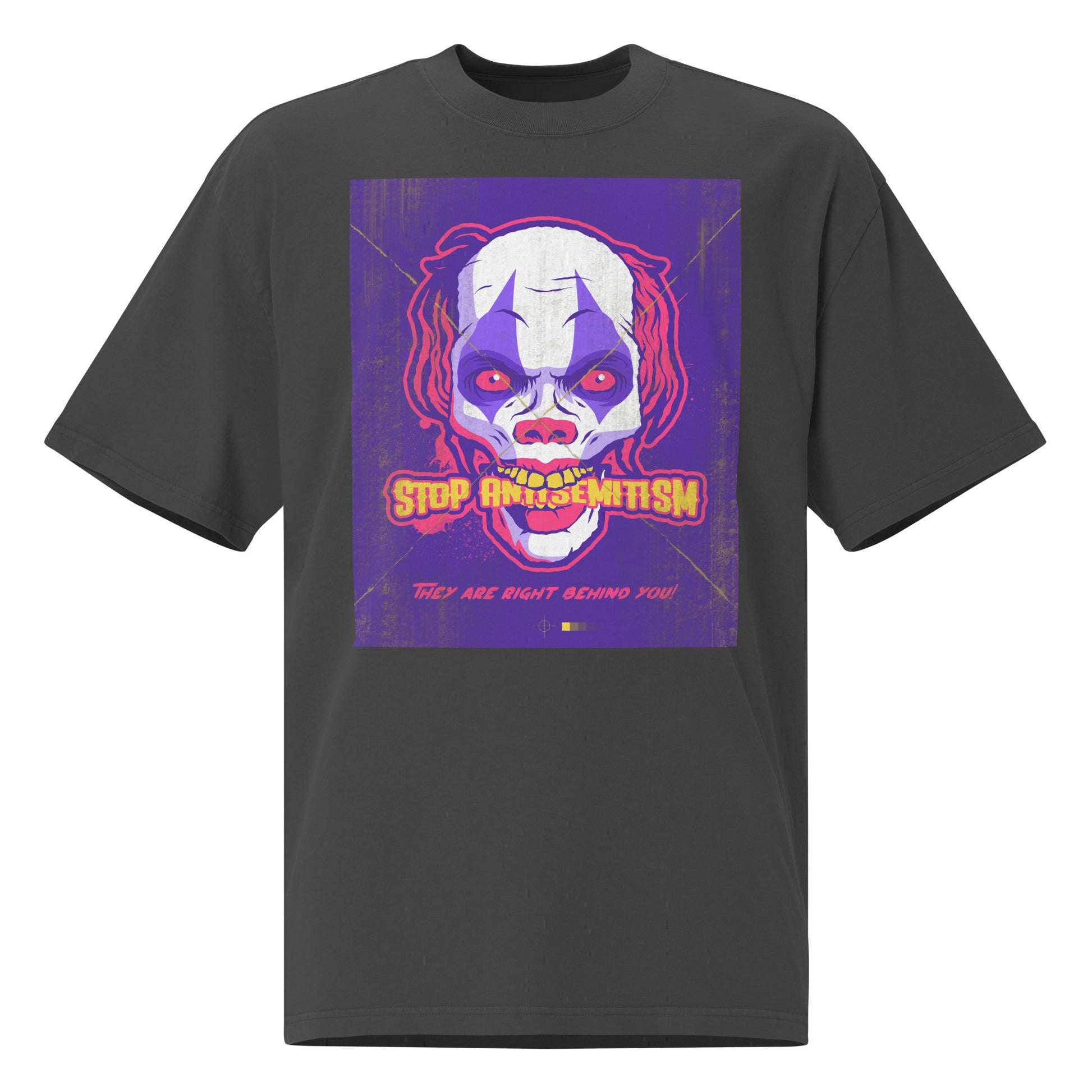 Horror Movie | Antisemitism | Unisex Oversized Faded T-Shirt