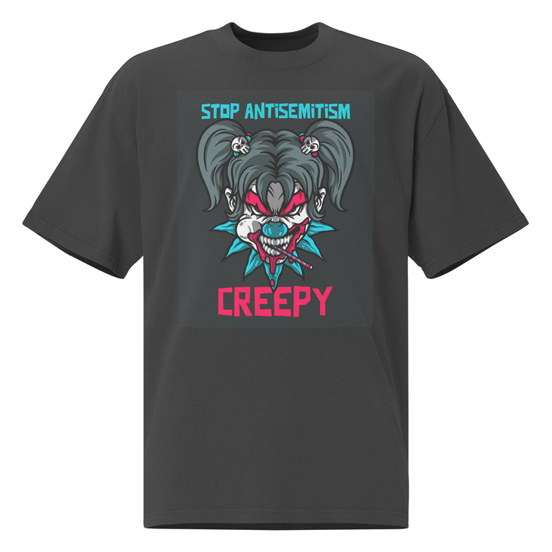 Horror Movie | Antisemitism | Unisex Oversized Faded T-Shirt