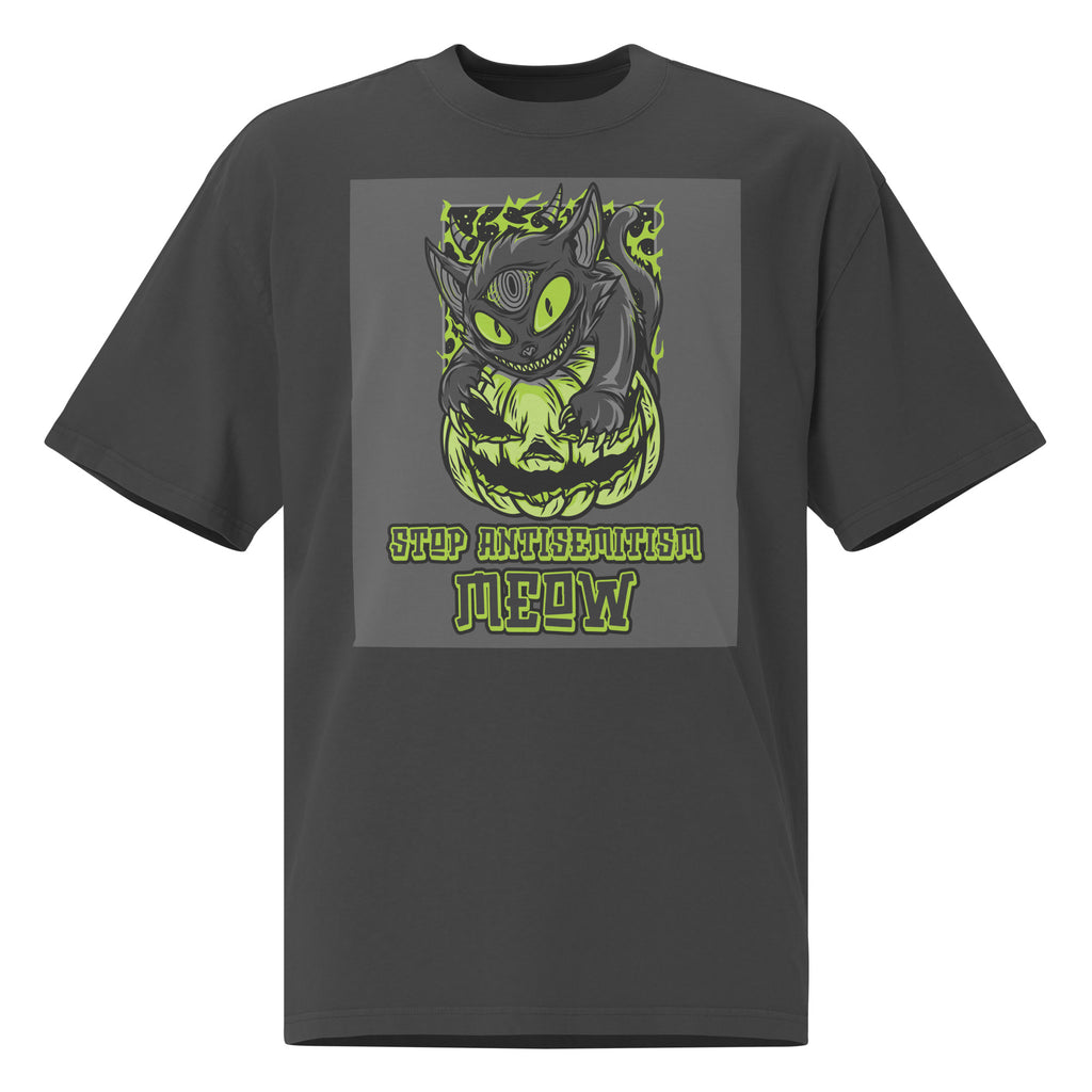 Horror Movie | Antisemitism | Unisex Oversized Faded T-Shirt