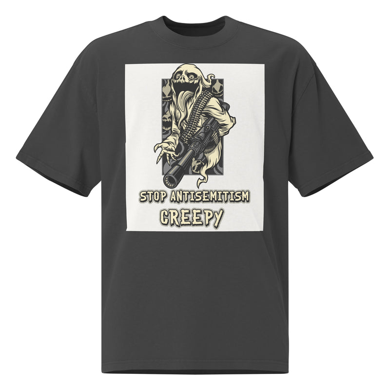 Horror Movie | Antisemitism | Unisex Oversized Faded T-Shirt