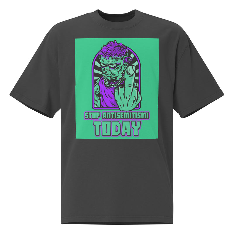 Horror Movie | Antisemitism | Unisex Oversized Faded T-Shirt