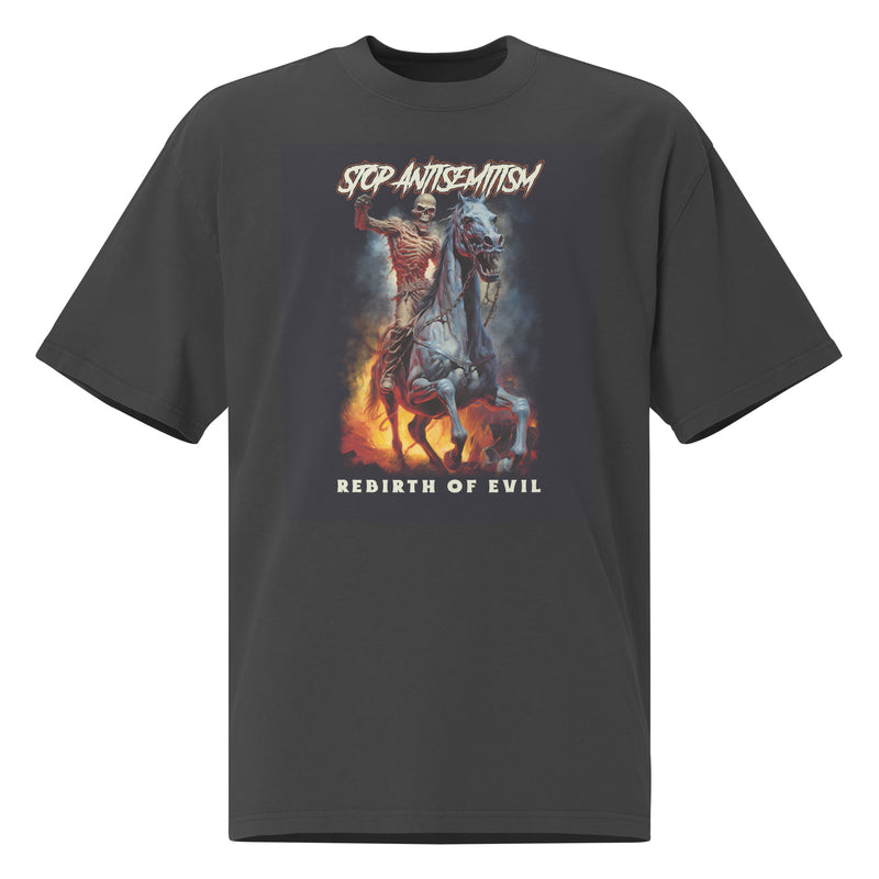 Horror Movie | Antisemitism | Unisex Oversized Faded T-Shirt