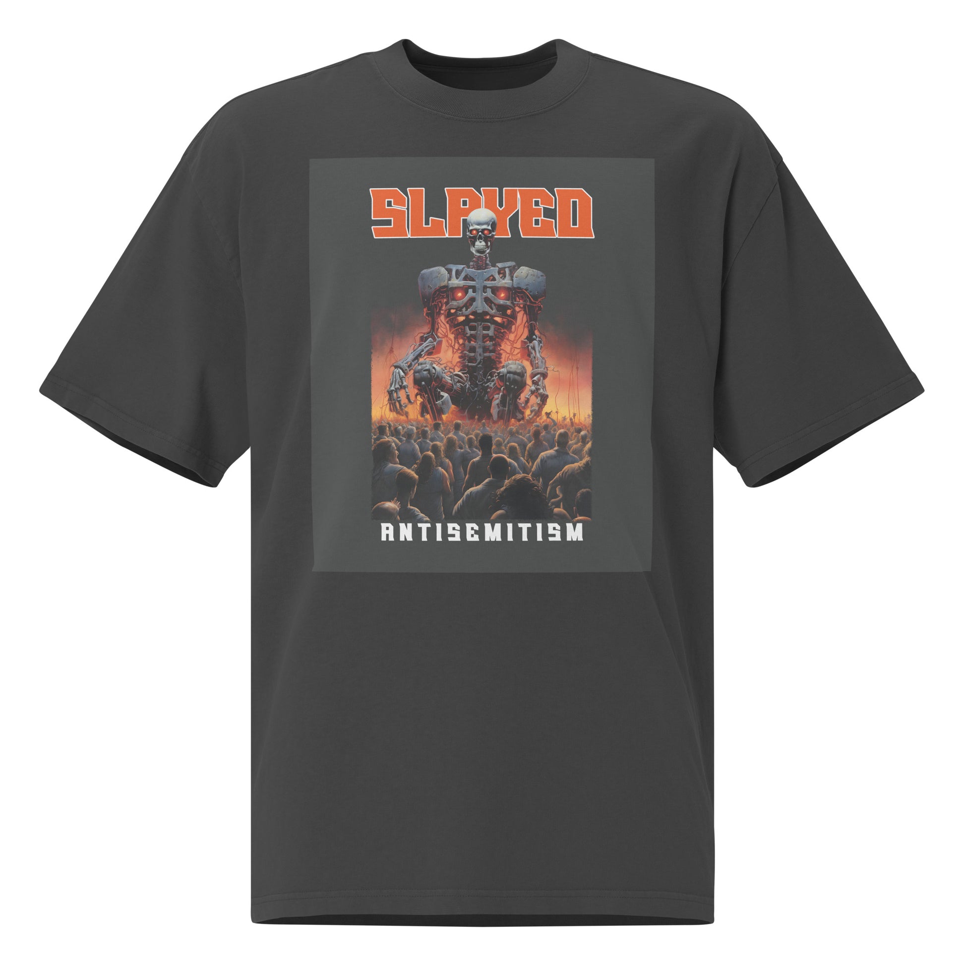 Horror Movie | Antisemitism | Unisex Oversized Faded T-Shirt