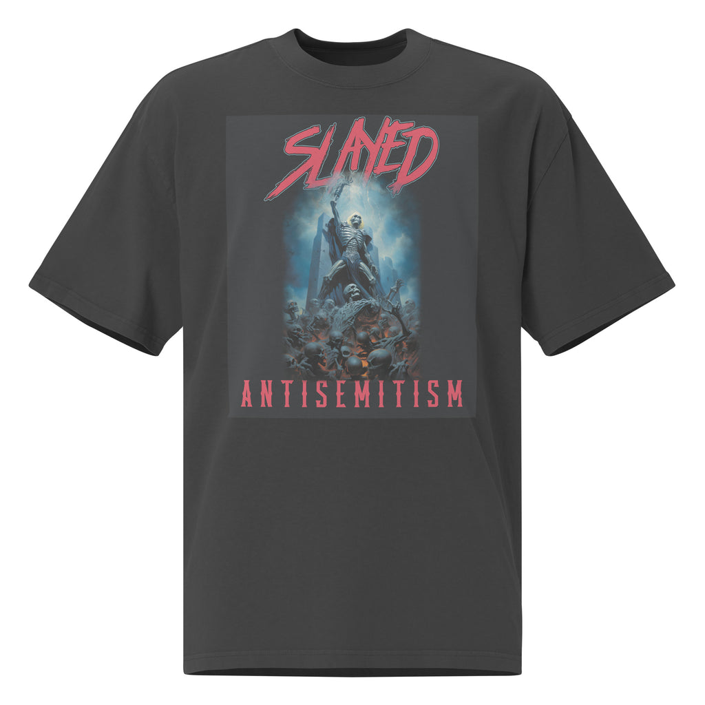 Horror Movie | Antisemitism | Unisex Oversized Faded T-Shirt