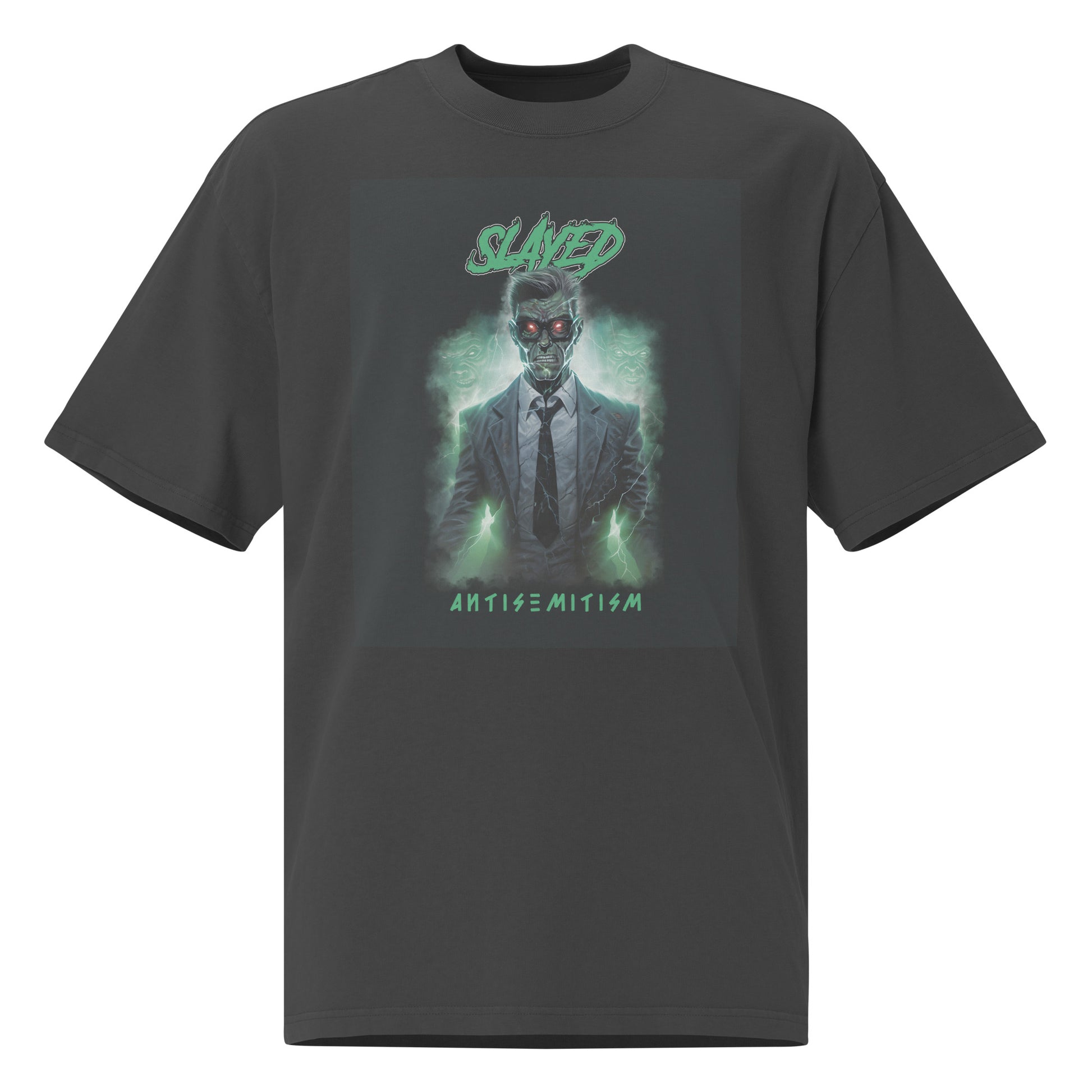 Horror Movie | Antisemitism | Unisex Oversized Faded T-Shirt