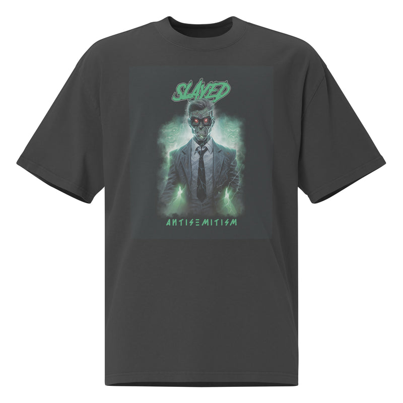 Horror Movie | Antisemitism | Unisex Oversized Faded T-Shirt