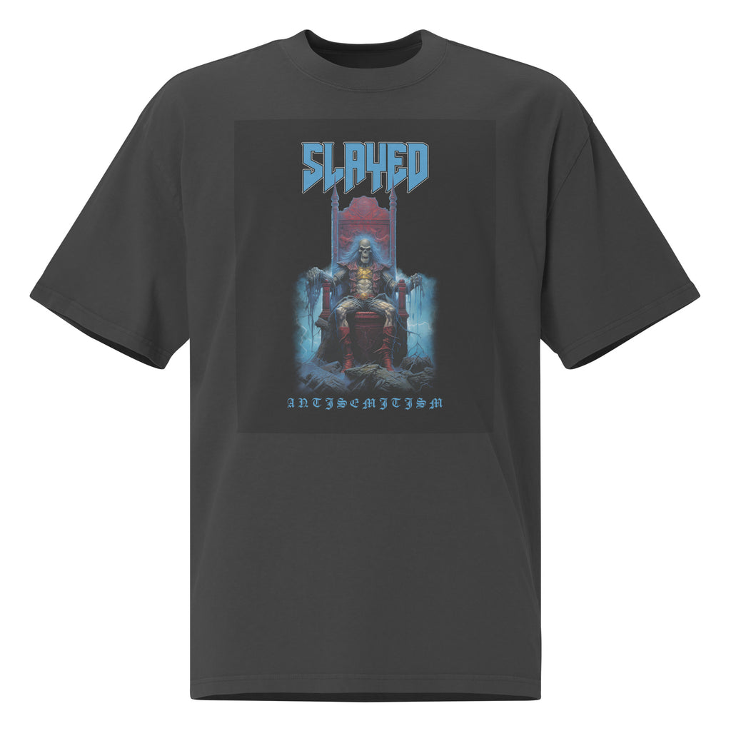 Horror Movie | Antisemitism | Unisex Oversized Faded T-Shirt