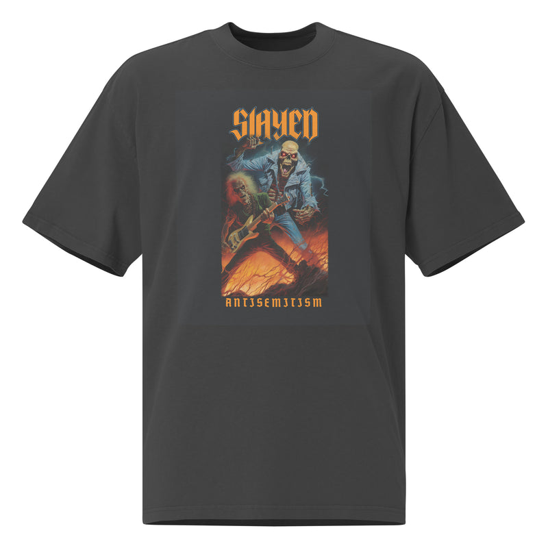 Horror Movie | Antisemitism | Unisex Oversized Faded T-Shirt