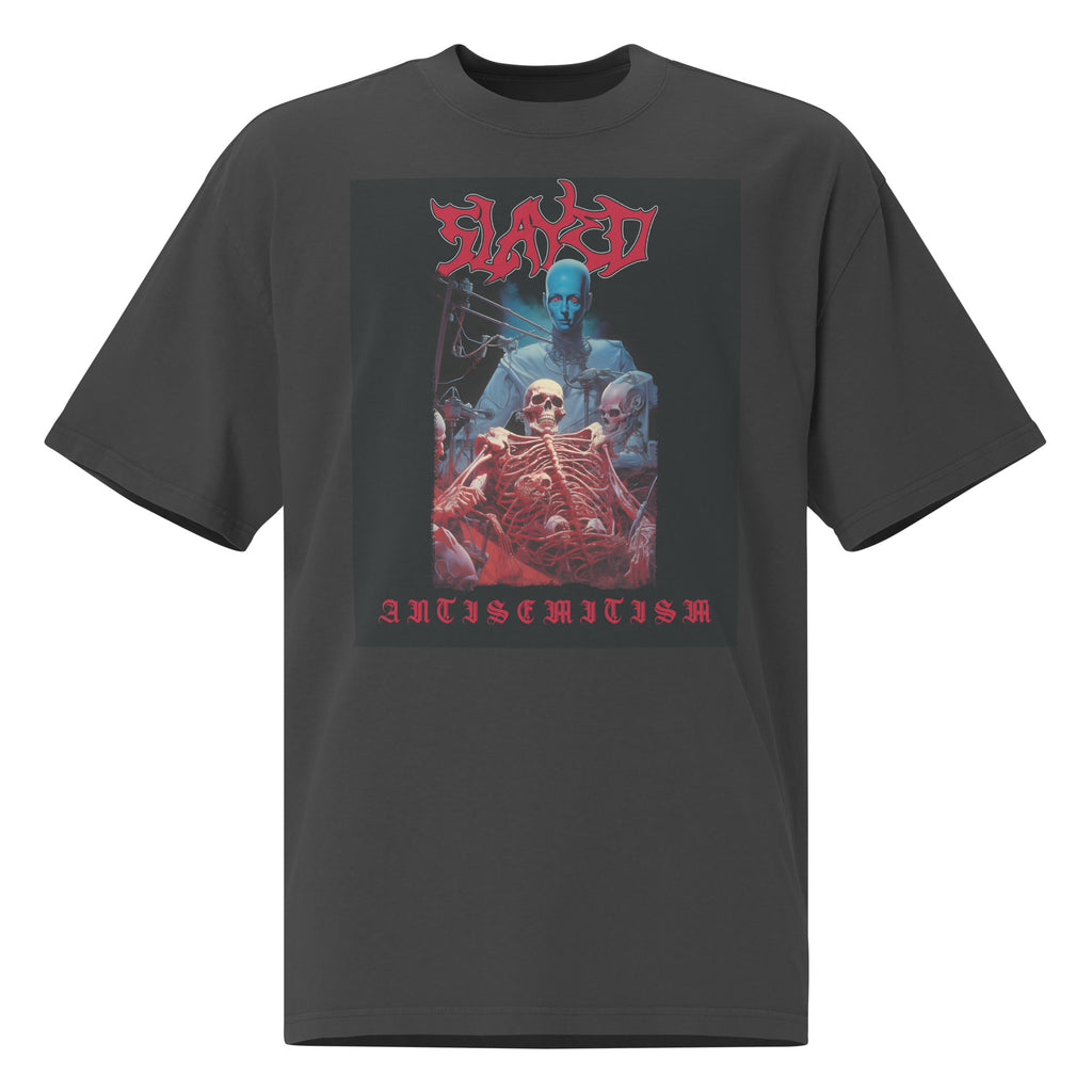 Horror Movie | Antisemitism | Unisex Oversized Faded T-Shirt