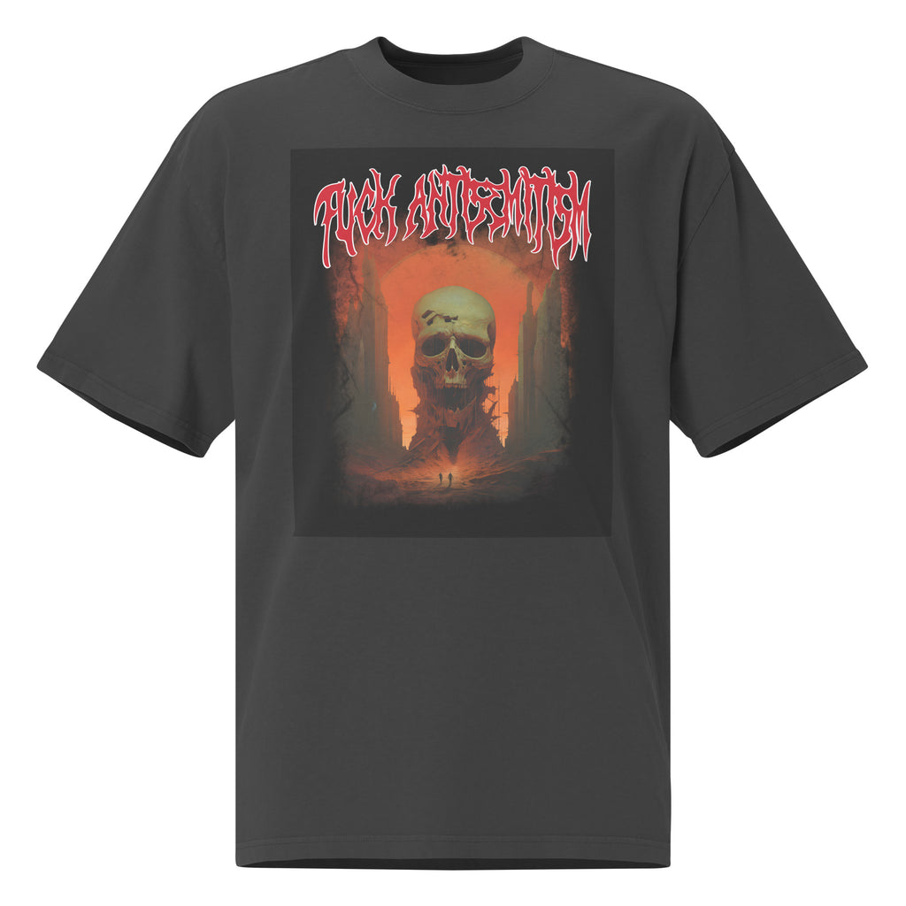 Horror Movie | Antisemitism | Unisex Oversized Faded T-Shirt