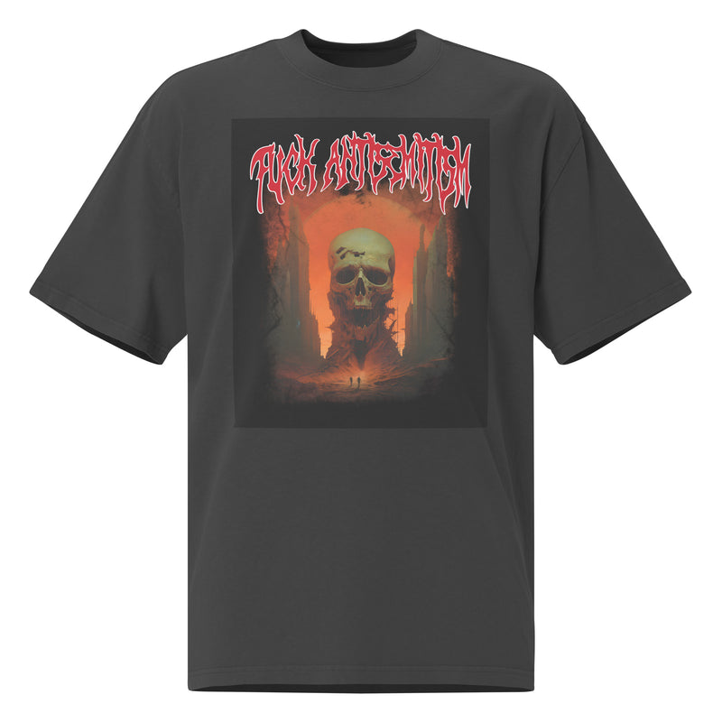 Horror Movie | Antisemitism | Unisex Oversized Faded T-Shirt
