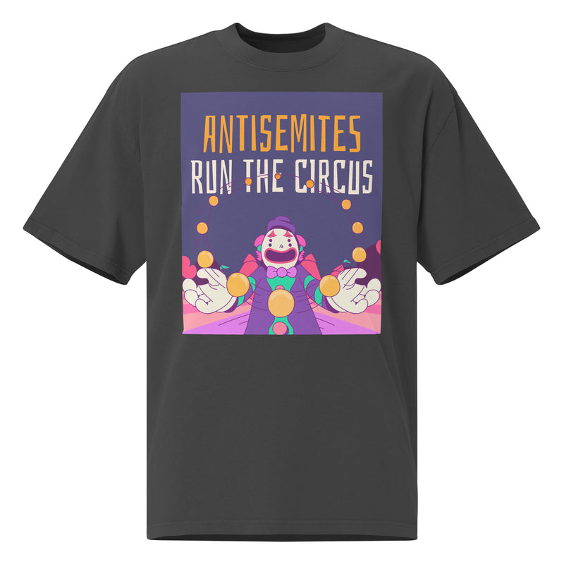Antisemitic Clowns | Unisex Oversized Faded T-Shirt