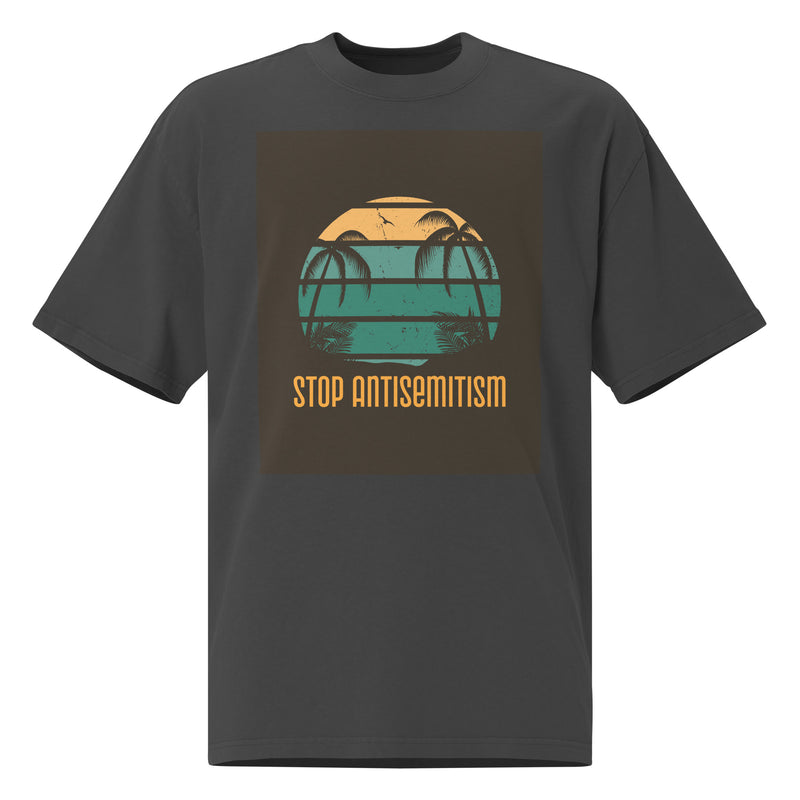 Summer Vibes | Antisemitism | Unisex Oversized Faded T-Shirt