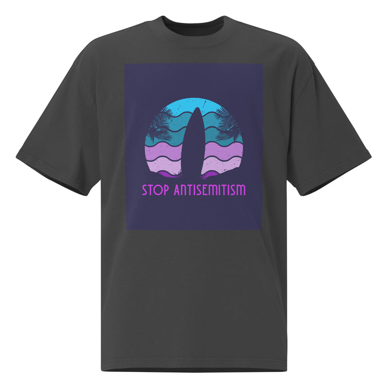 Summer Vibes | Antisemitism | Unisex Oversized Faded T-Shirt